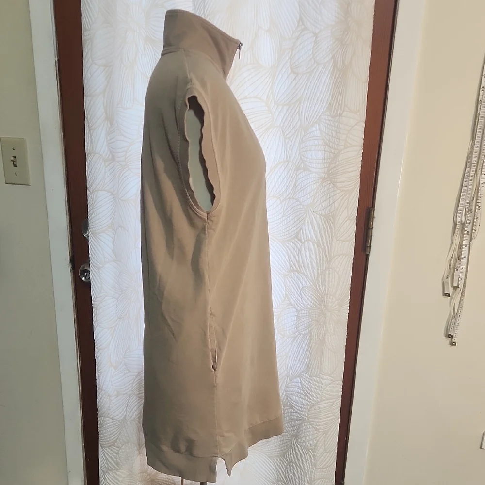 Double Zero Taupe Streetwear Minimalist Tunic Top/Dress Size Large - Picture 5 of 12